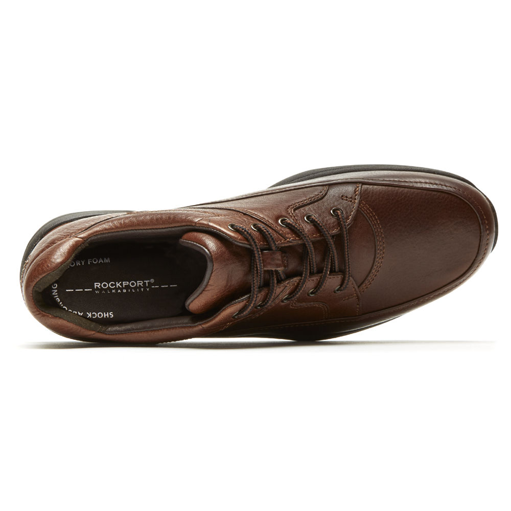 Rockport Singapore Mens Lace Up - Edge Hill 2 Lace-to-Toe Brown - XP8015932